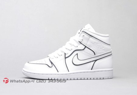 Air Jordan 1 Mid Iridescent Reflective White 36-46