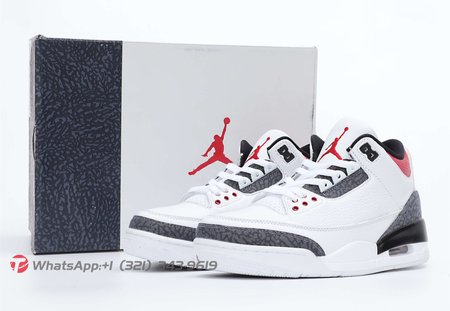 Air Jordan 3 Retro SE Fire Red Denim 40-47.5