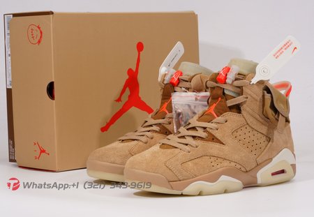 Travis Scott x Air Jordan 6 Retro SP "British Khaki" 40-47.5