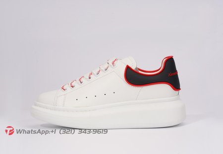 Alexander McQueen Oversized White Black Red Outline SIZE: 35-45