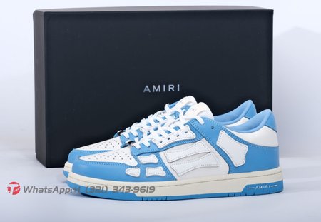 AMIRI Skel Top Low Blue White Size: 40-45