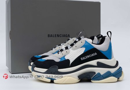 Balenciaga Triple S Black Blue 35-45