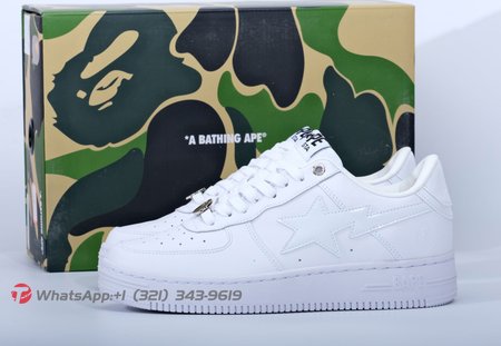 Bape Sta Low White Size 36-45