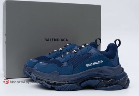 Balenciaga Triple S Clear Sole Navy 35-45