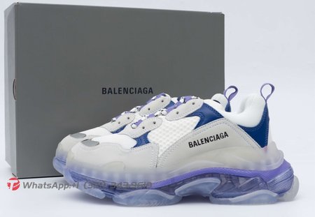 Balenciaga Triple S Clear Sole Blue (W) 35-45