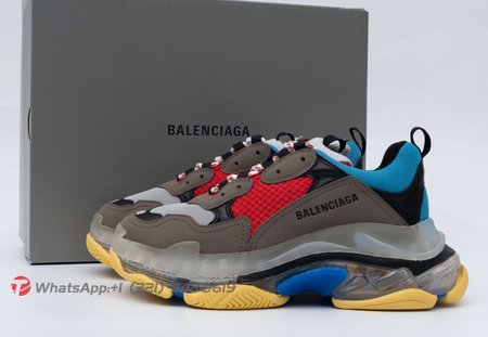 Balenciaga Triple S Grey Red Blue 35-45