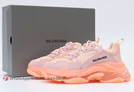 Balenciaga Triple S Orange Clear Sole 35-39