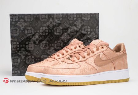 Nike CLOT x Air Force 1(Gold Silk) 36-46