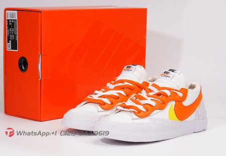 NK x Sacai Blazer Low "White Magma Orange" 36-46