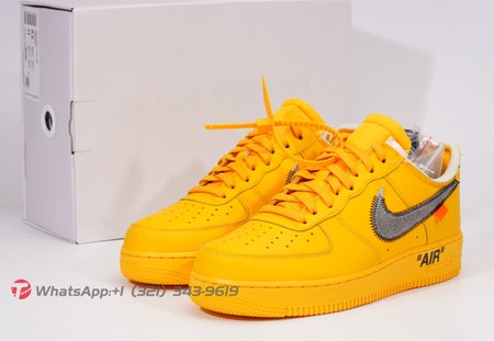 Off-White x Air force 1 "University Gold" SIZE 36-47.5