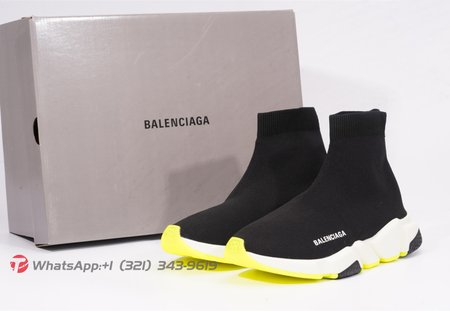 Balenciaga Speed Trainer Black Yellow size 36-45