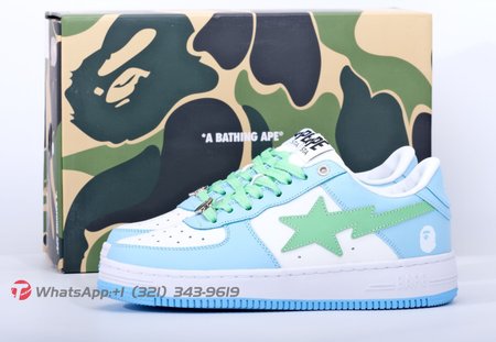 Bape Sta Low Pastel Blue Size 36-45