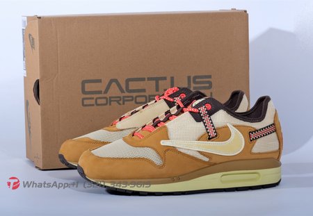 Travis Scott x Nike Air Max 1 Saturn Gold