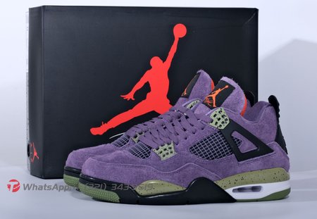 AIR JORDAN 4 RETRO CANYON PURPLE SIZE 36-47