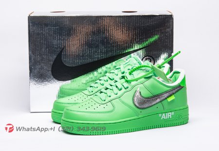 OFF-WHITE X AIR FORCE 1 GREEN SIZE 36-47.5