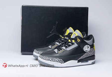 Jordan 3 Retro Oregon Ducks Pit Crew Black HO11-MNJDLS-5 Size 40-47.5