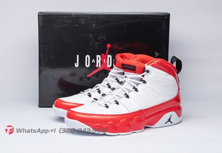 Jordan 9 Retro White Gym Red 302370-160 Size 40-47.5