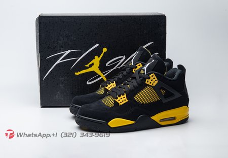 Jordan 4 Retro Thunder (2023) DH6927-017 Size 36-50.5