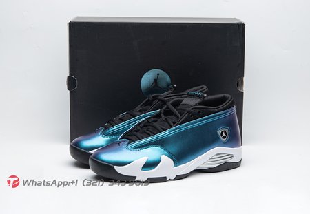 Air Jordan 14 Low Love Letter Mineral Teal Size 40-47.5