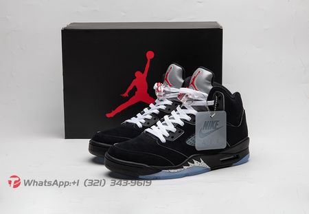 Air Jordan 5 Black Metallic Reimagined HF3975-001 Size 40-47.5