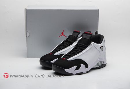 Jordan 14 Retro Black Toe 2024 487471-160 Size 40-47.5