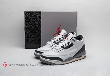 Jordan 3 Retro Cement Grey CT8532-106 Size 40-47.5